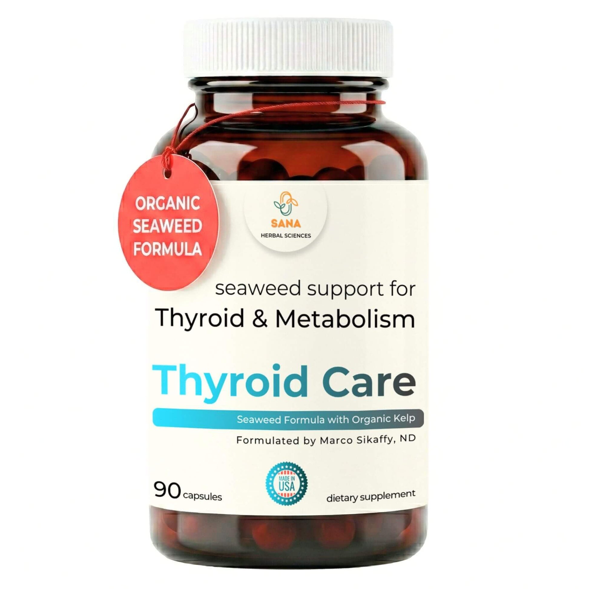Sana Herbal Sciences Thyroid Support Capsules 90 Count