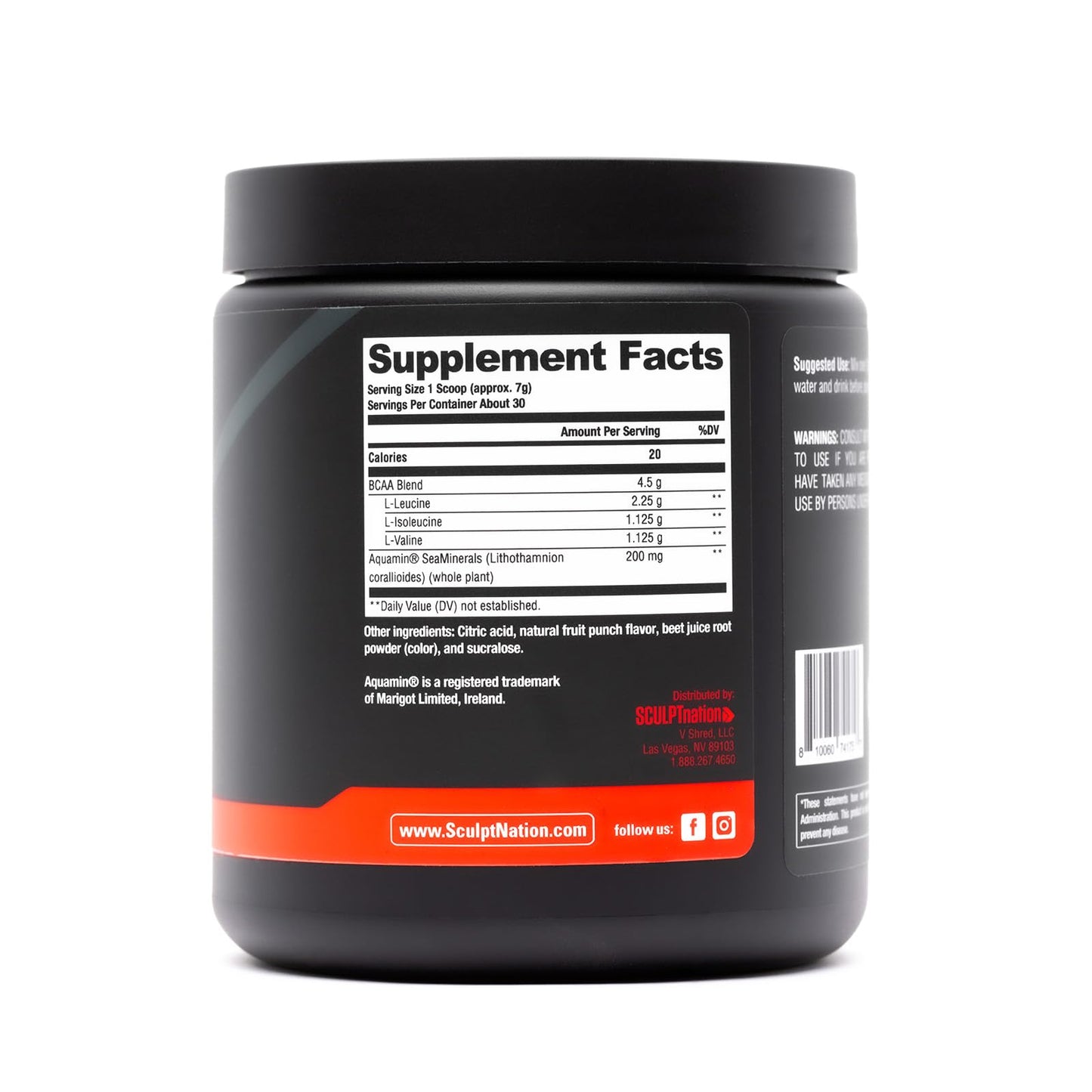 Sculpt Nation BCAA Powder 7.02