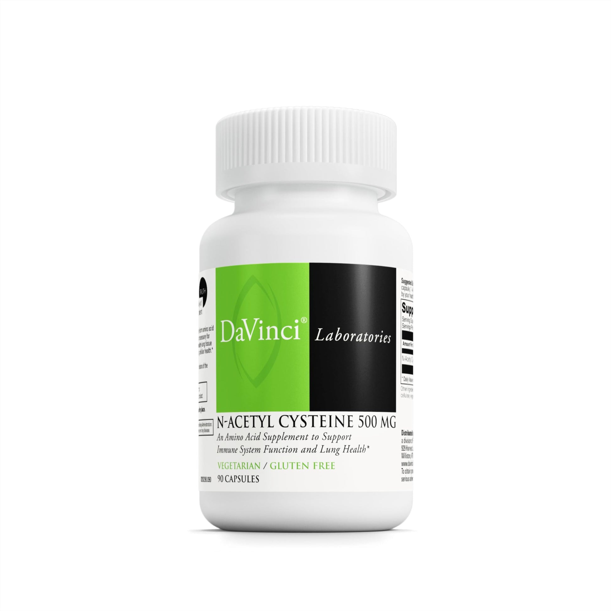 DAVINCI N-Acetyl Cysteine 500 mg Capsule, 90 Count