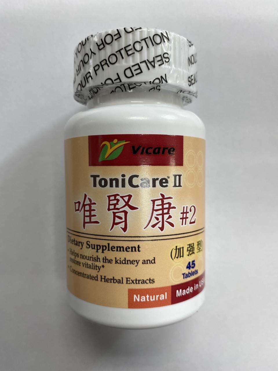 ViCare ToniCare II Dietary Supplement 45 Tablets