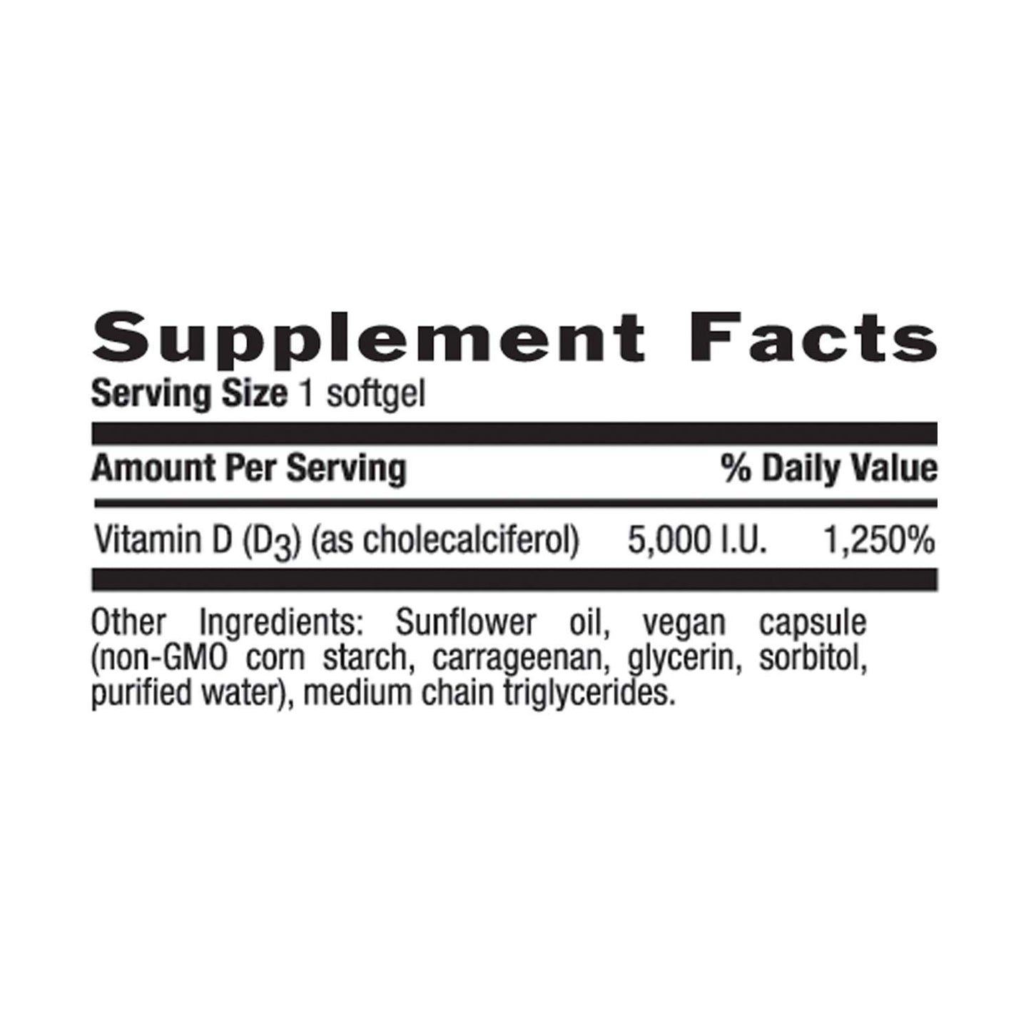 Country Life Vegan D3 Softgel 60 Count