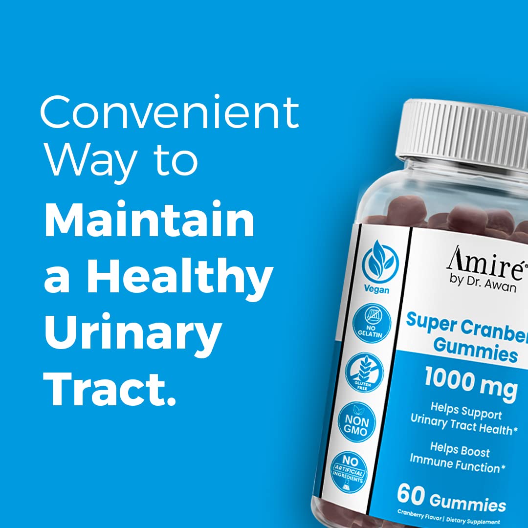Amire Super Cranberry Gummies 120 Count