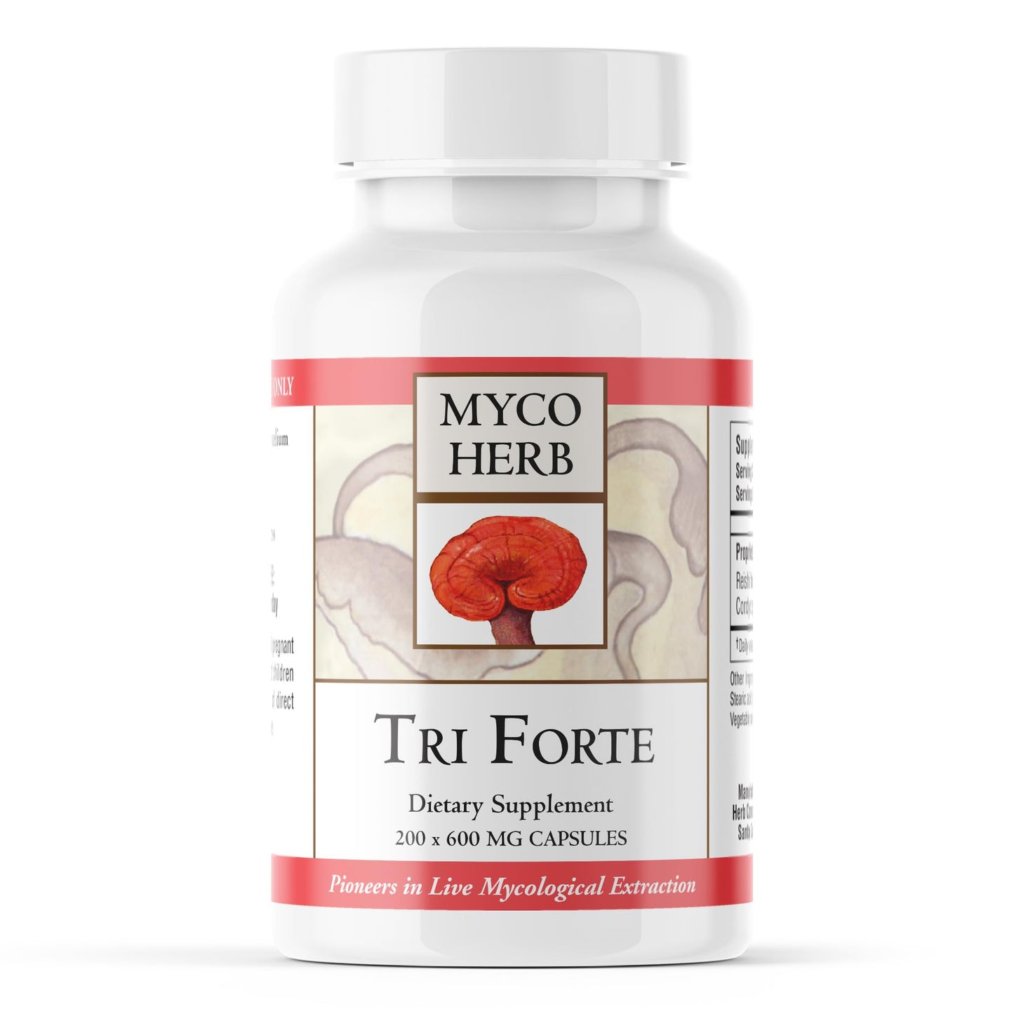Kan Herbs Tri Forte Three-Mushroom Extract Tablets, 120 Count