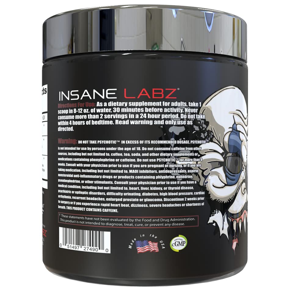 Insane Labz Psychotic Test Powder 7 oz
