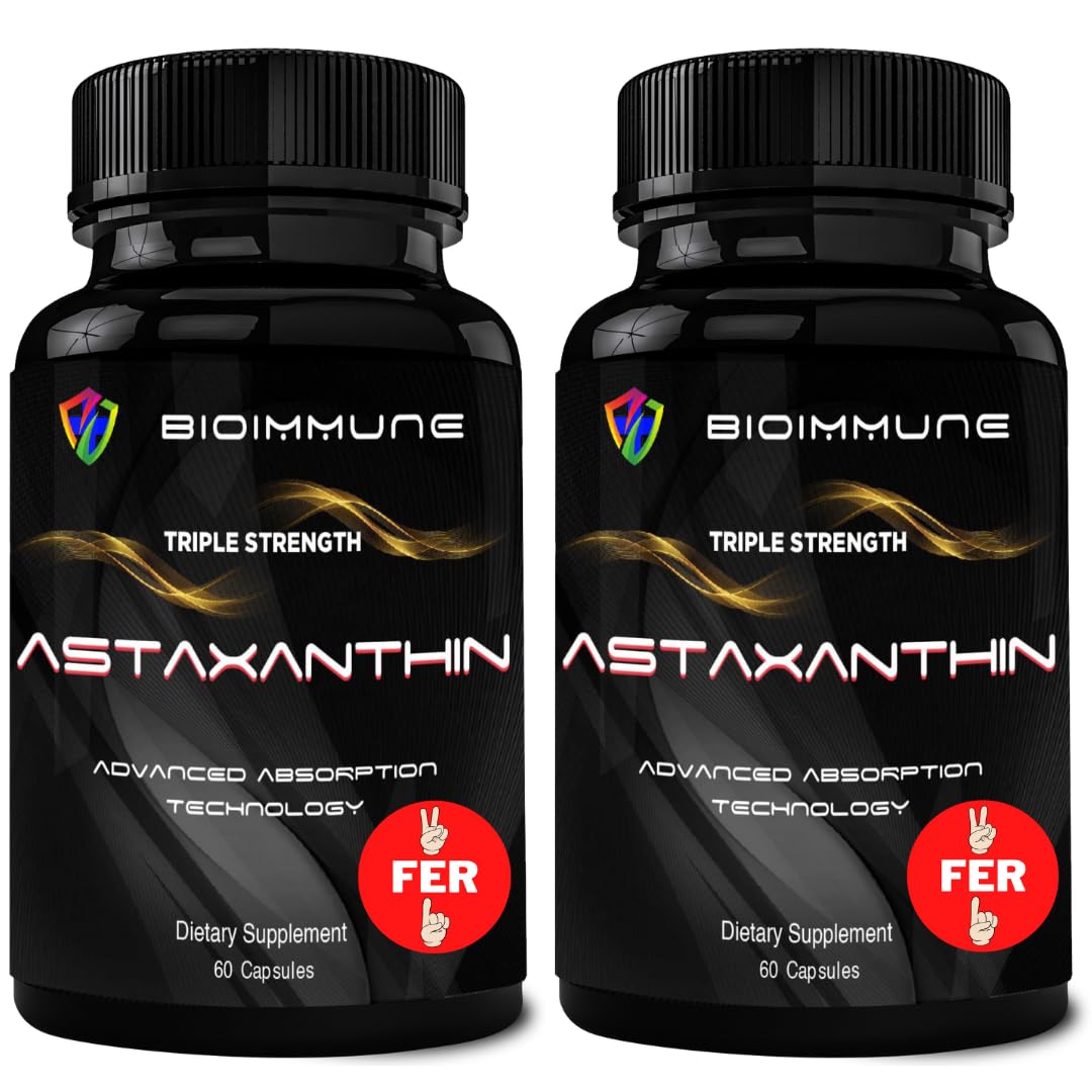 BioImmune AstaQuil Astaxanthin 12mg Enhanced Absorption, 120 Capsules