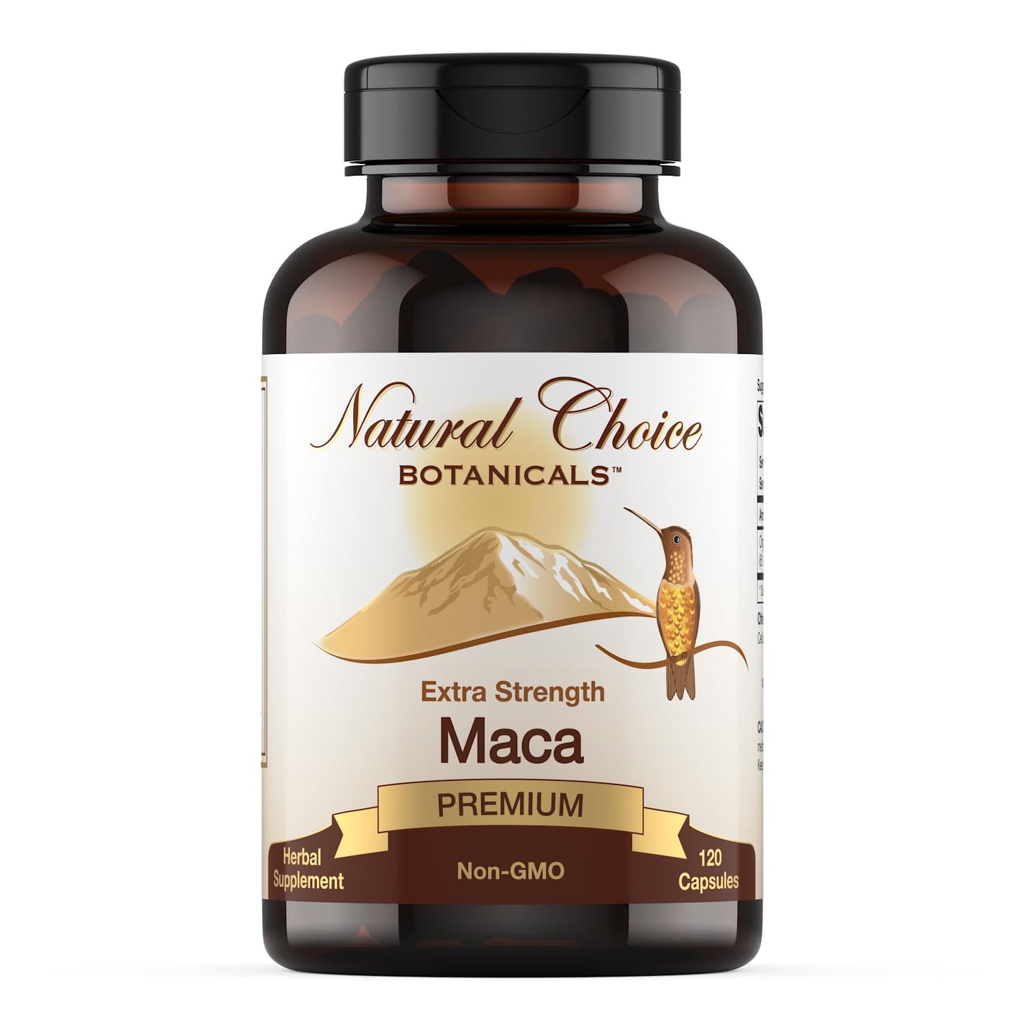 Natural Choice Botanicals Organic Maca Root Capsules 120 Capsules