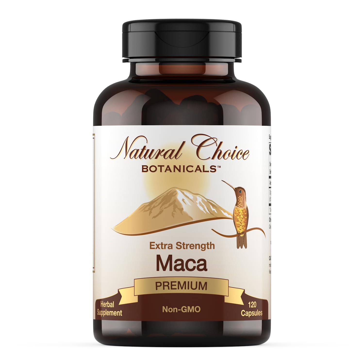 Natural Choice Botanicals Organic Maca Root Capsules 120 Capsules