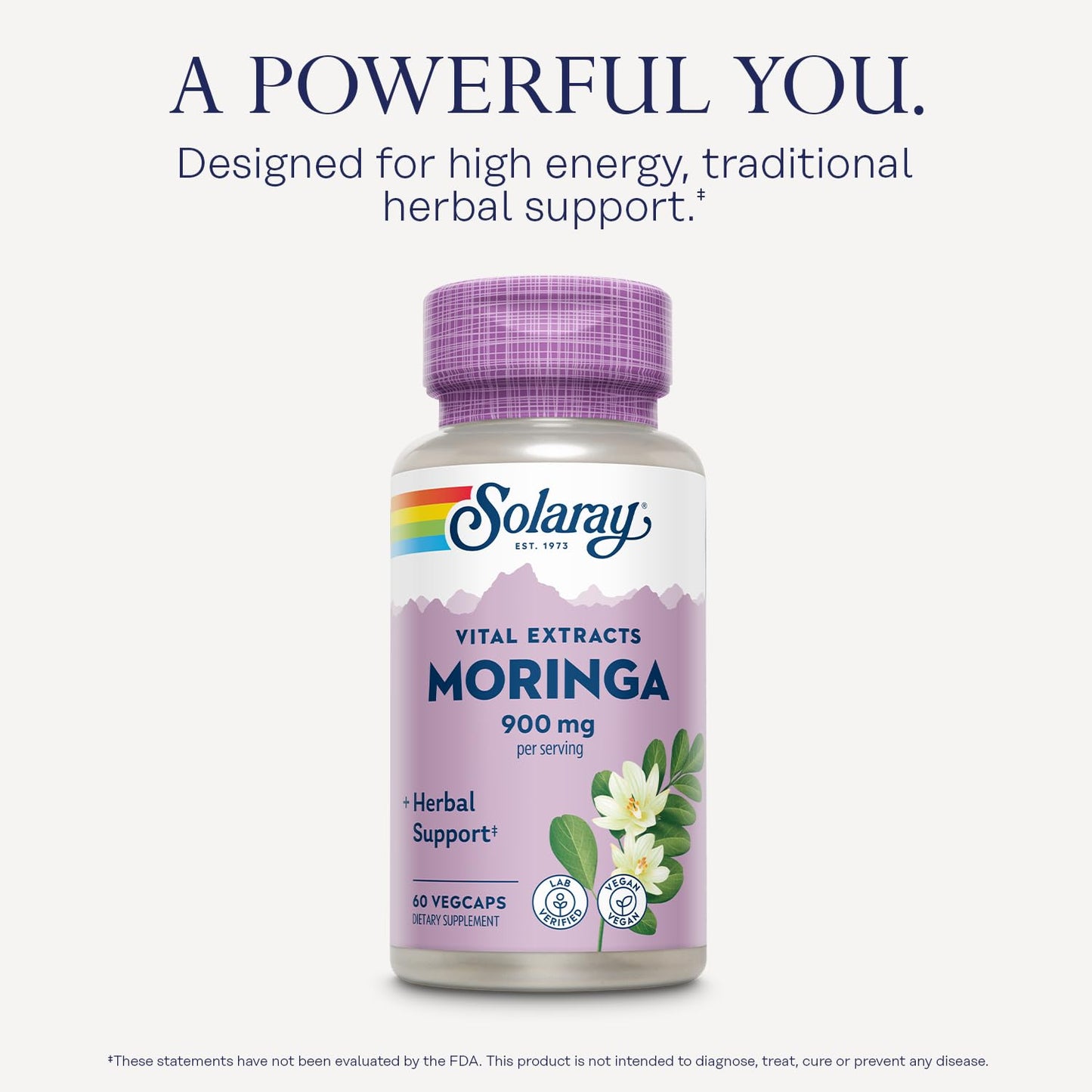 Solaray Moringa Capsules 900 mg 60 Capsules