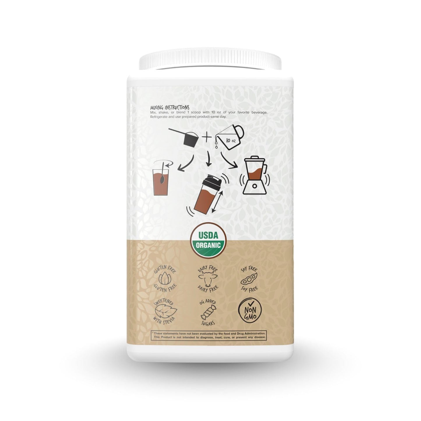Portions Master Vegan Protein Blend Powder, Pea Hemp Goji + MCT, 26.4 Servings