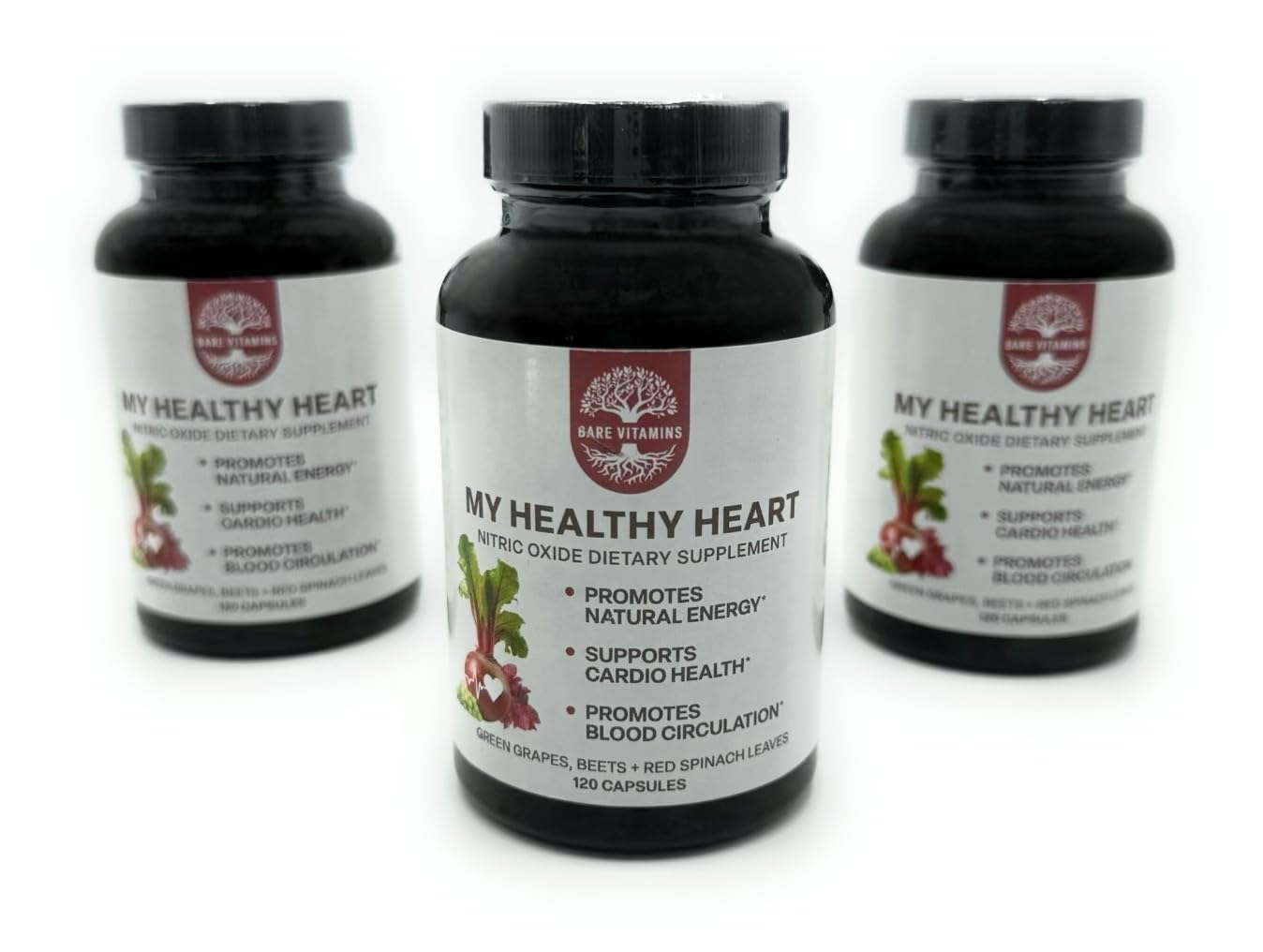 BARE VITAMINS My Healthy Heart Capsules 120
