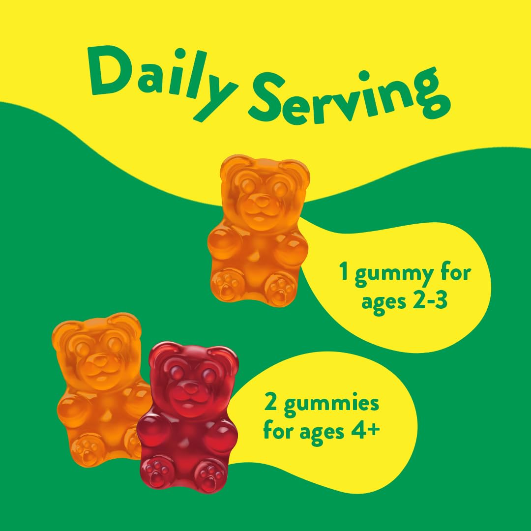 Lil Critters Kids Immune C Gummy Supplement with Vitamin C, Zinc and Vitamin D3 for Immune Support, 190 Count