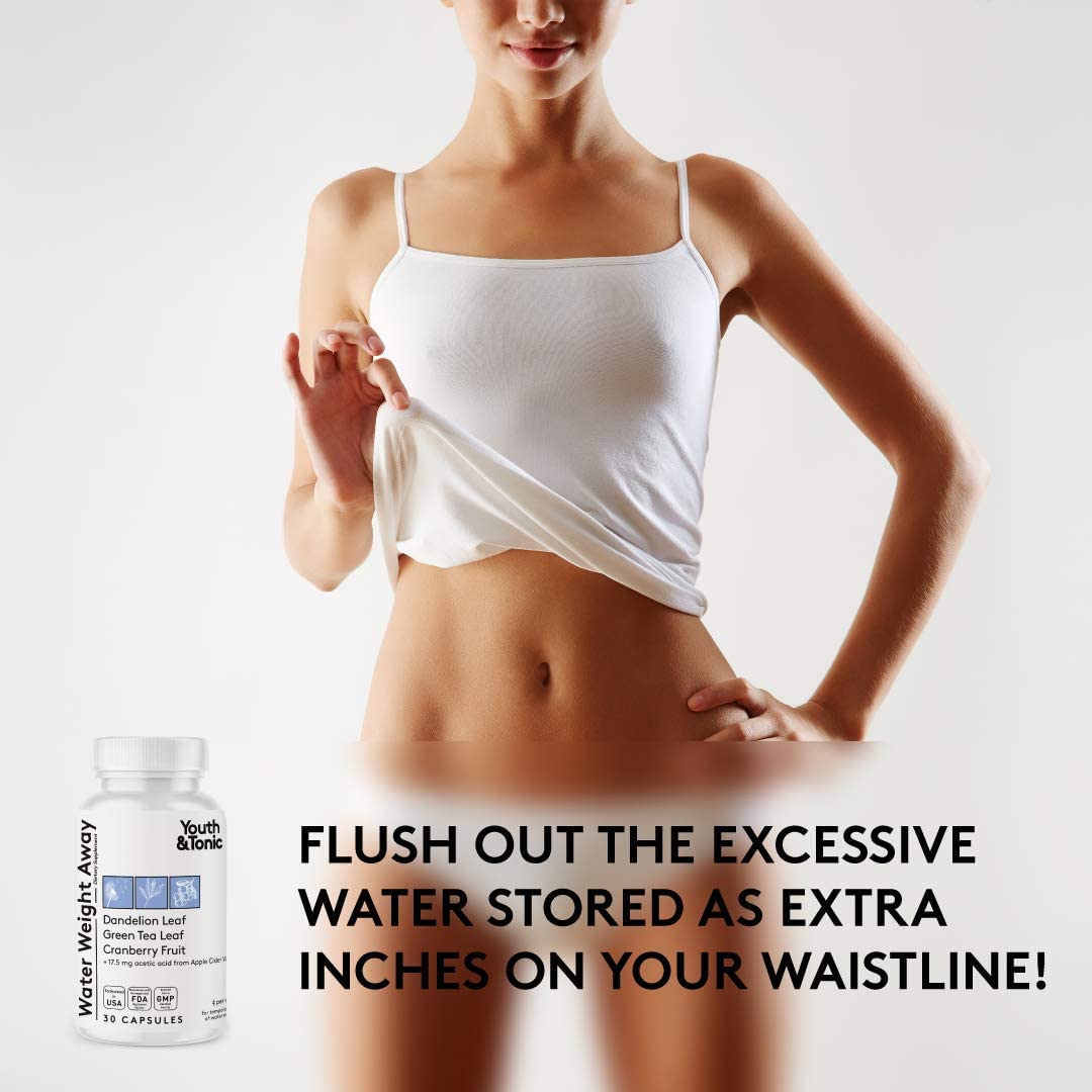 Youth & Tonic Water Loss & Weight Management Support for Women on Period 60 Capsules