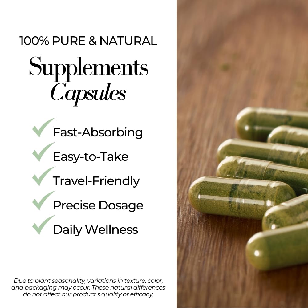 Selah Organics Natural Healing & Wellness Okra Fruit Capsules, 60 Count
