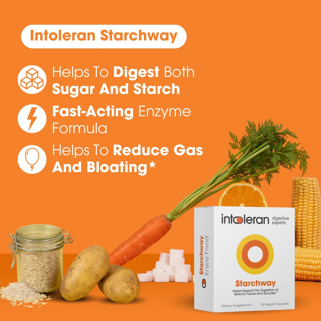 Intoleran Starchway Digestive Enzymes Capsule 50 Capsules