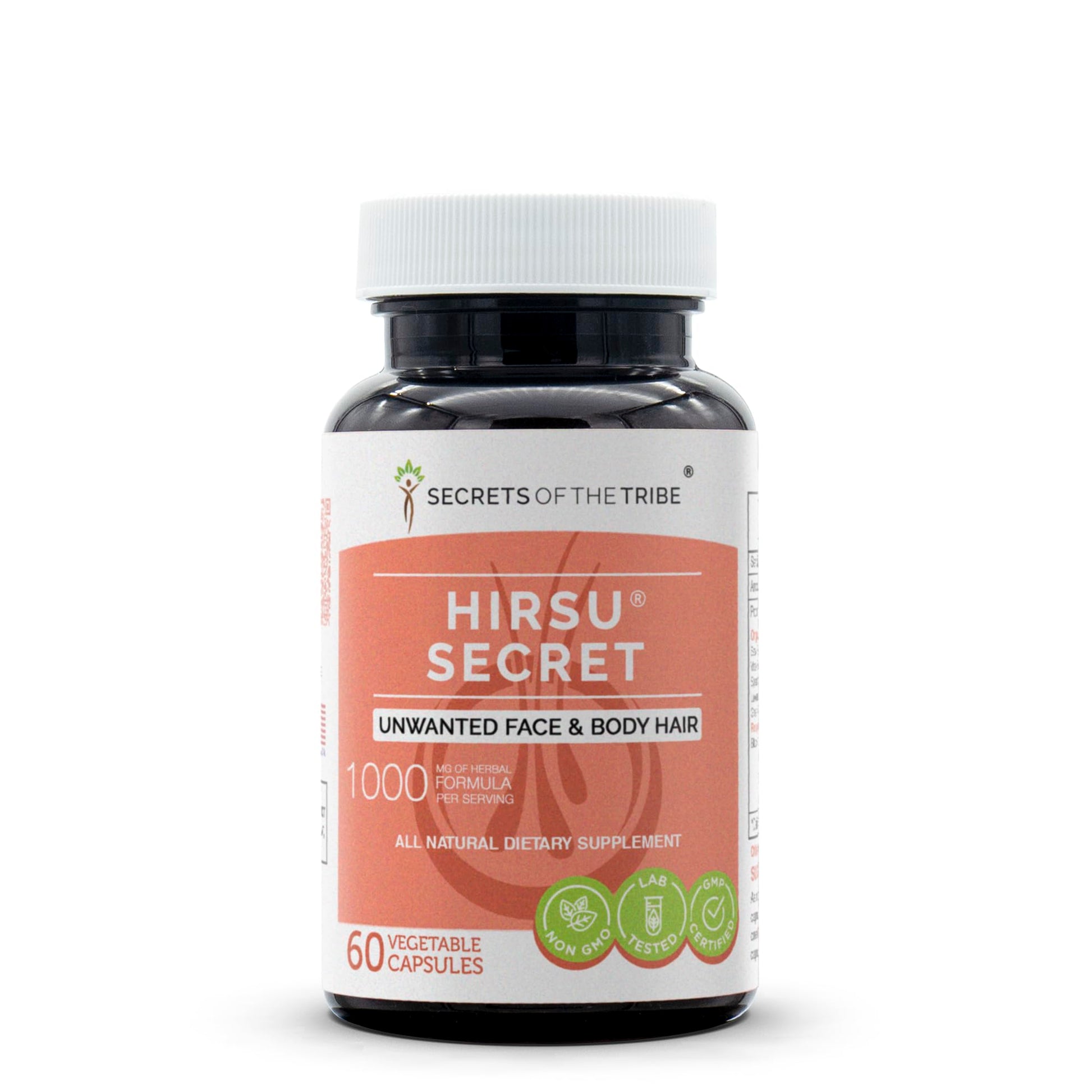 Secrets of the Tribe Hirsu Secret Capsules, 60 Count