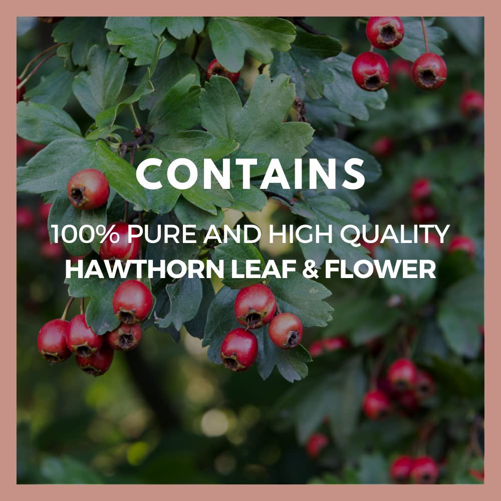 Remedy’s Nutrition Hawthorn Leaf & Flower 1,000 mg Capsules, 60 Count