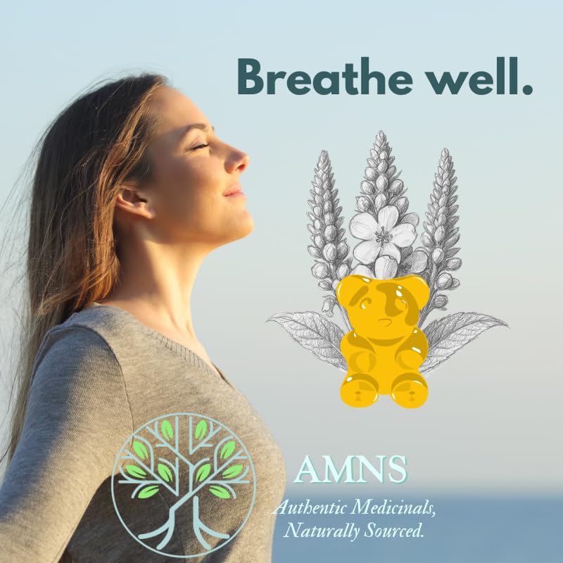 AMNS Mullein Gummies for Lungs 30 Count