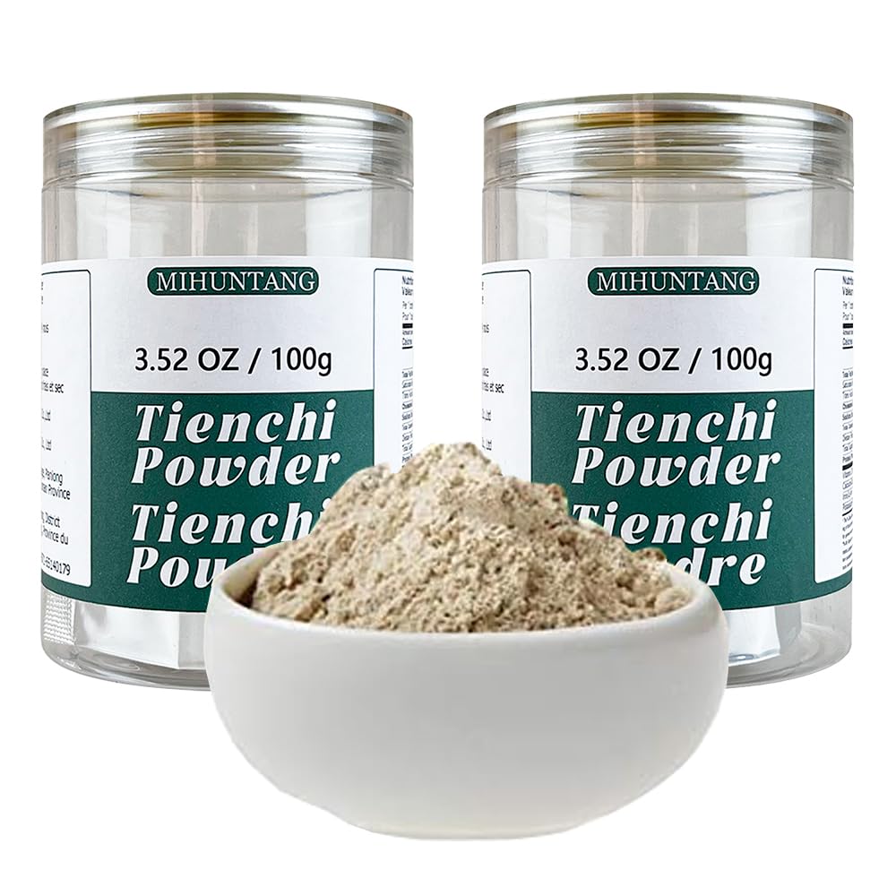 MIHUNTANG Tienchi Powder Pseudoginseng Notoginseng Sanqi Root Powder, 7.0548 oz