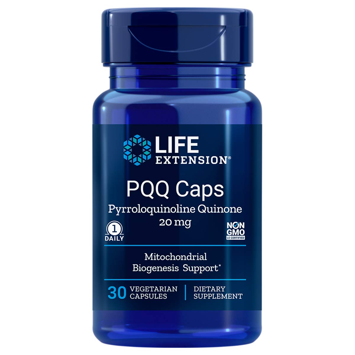 Life Extension PQQ Caps 20 mg, 60 Capsules