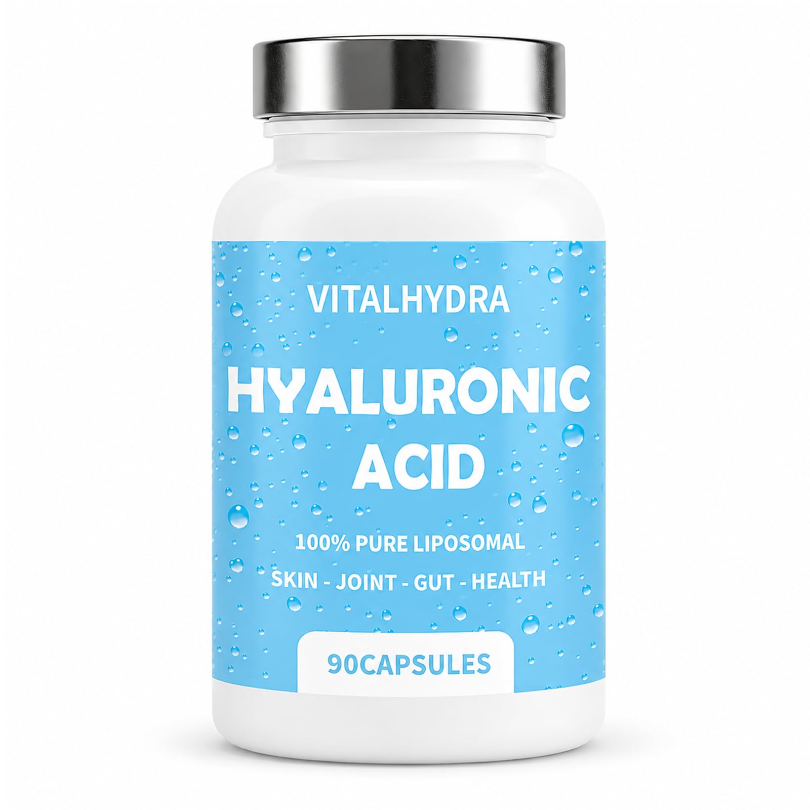 Vitalhydra Hyaluronic Acid Joint Supplements, Non-GMO, Gluten Free, 1 Capsule