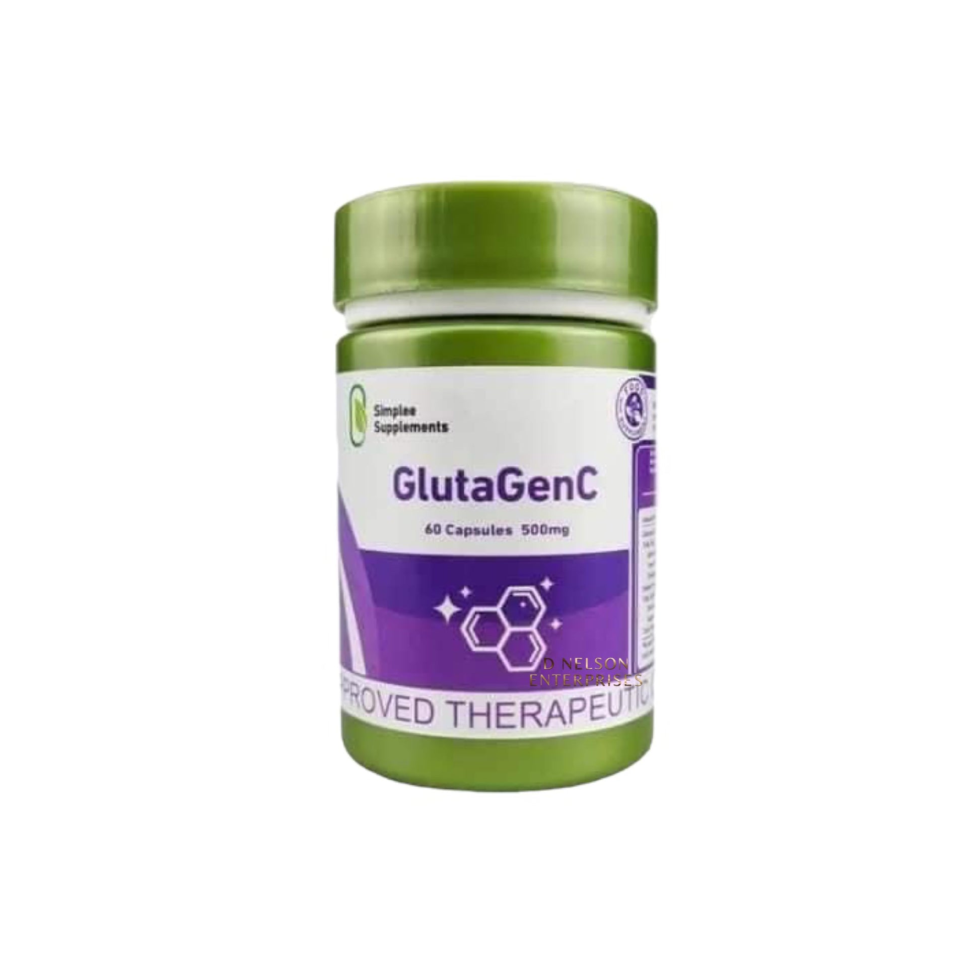 Generic Gluta GenC Glutathione Capsules 60 Count