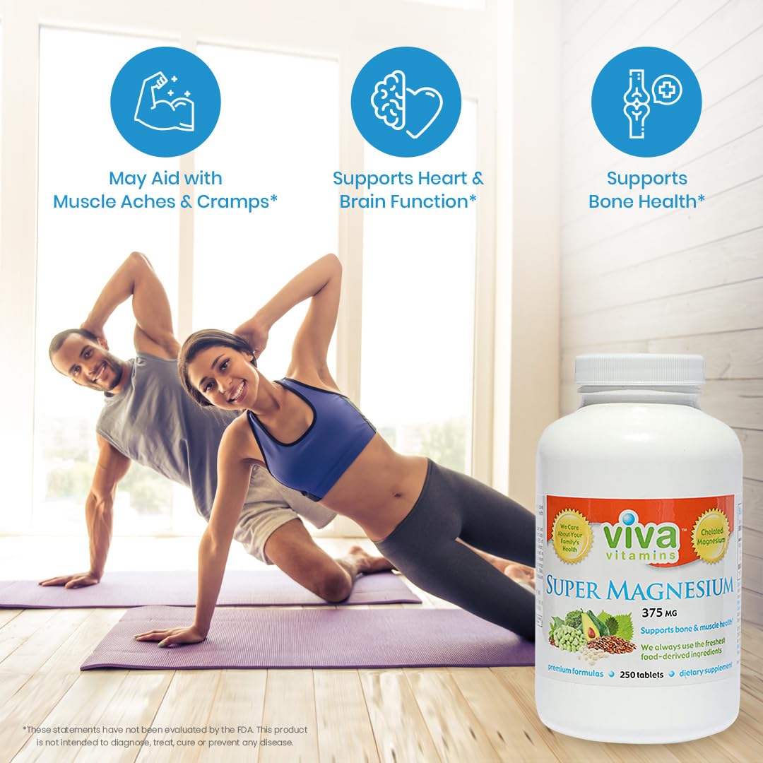 Viva Vitamins Super Magnesium 250 Tablets
