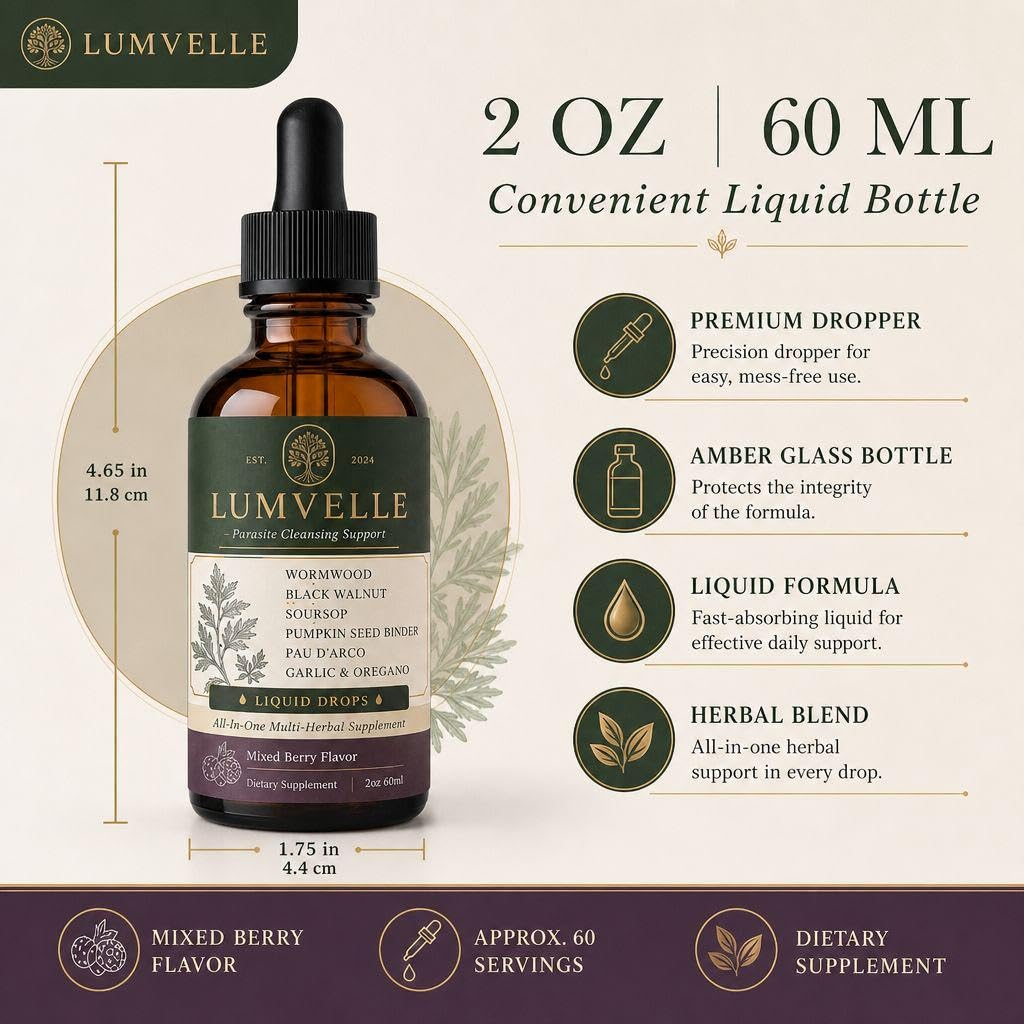 RAWBOLD LUMVELLE Wild-Harvested Wormwood Herbal Capsule, 1 Count