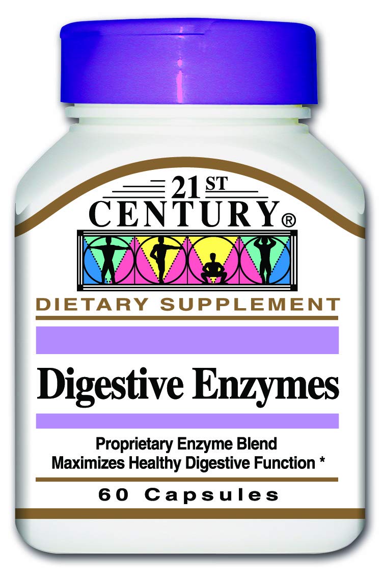 21st Century Digestive Enzymes 60 Capsules