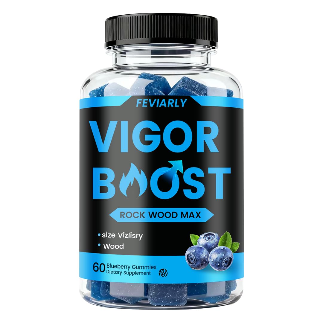 Feviarly Men's Vigor Boost Gummies, 5-Count