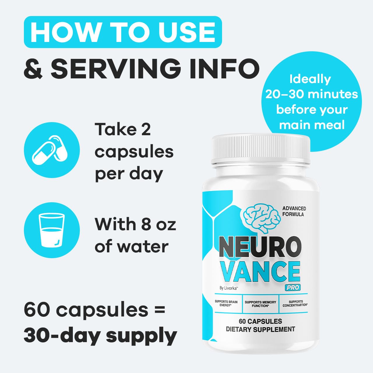 Pharmagetics Neuro Vance Pro Capsule, 60 Capsules