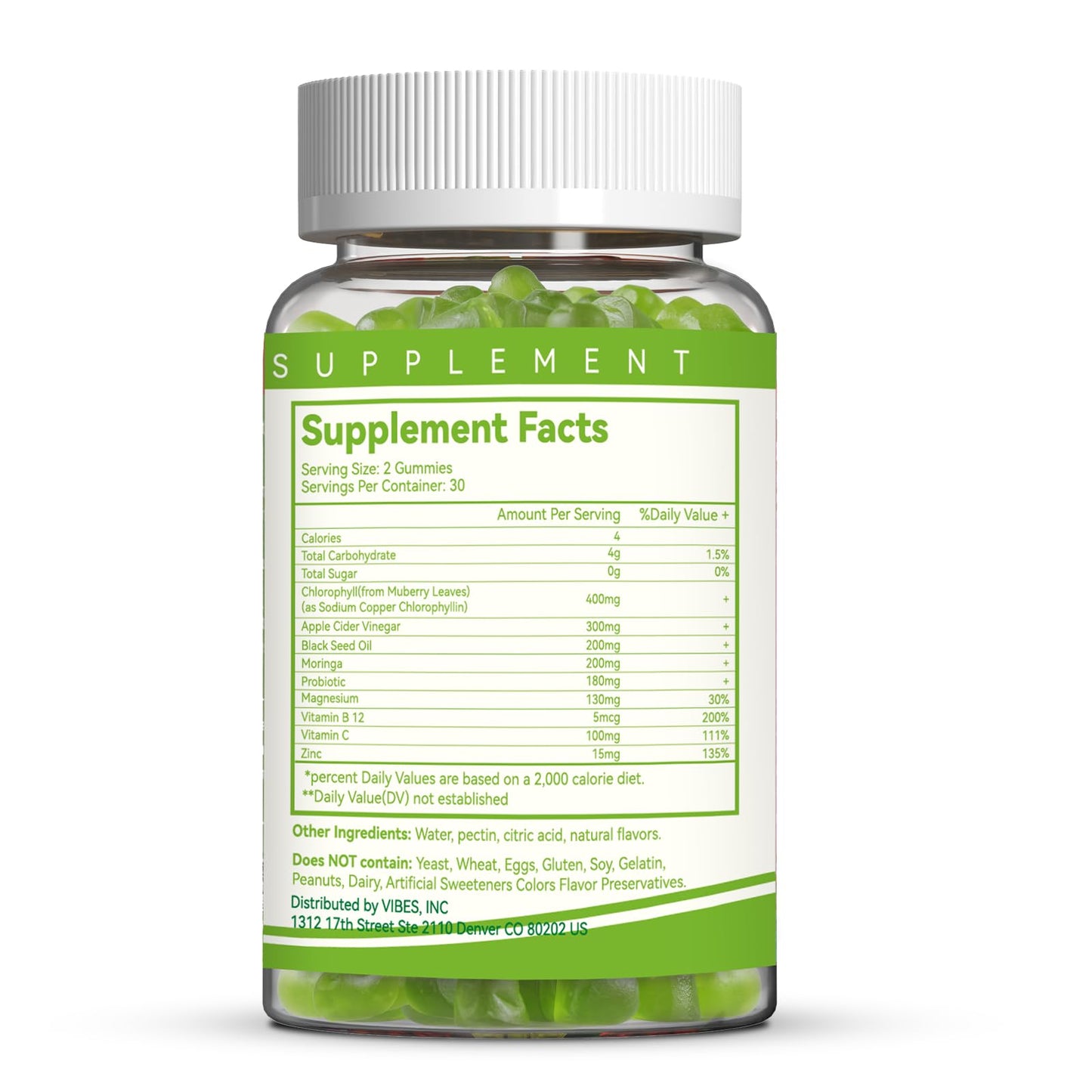 EAZGOO Chlorophyll Gummies, 60 Count