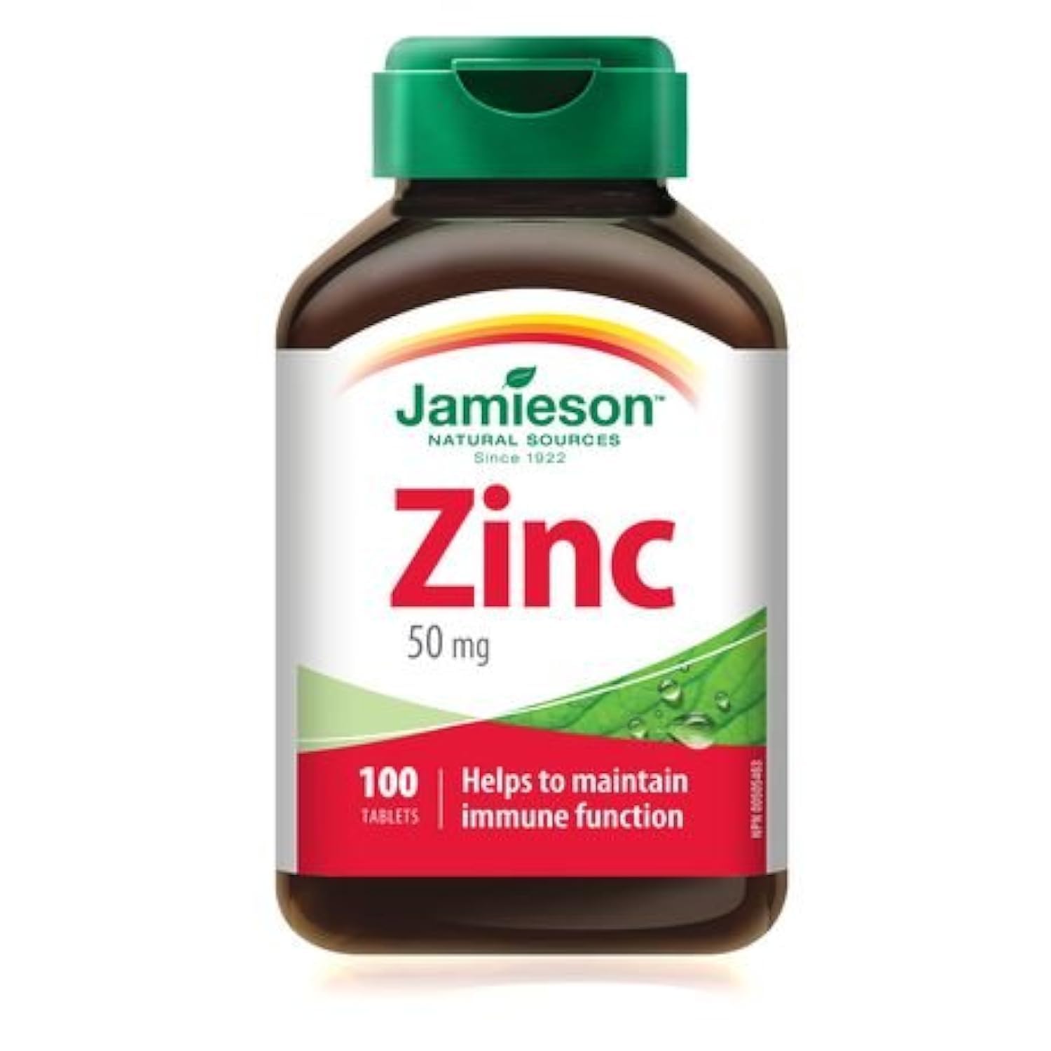 Jamieson Zinc 50 mg Tablets, 100 Tablets