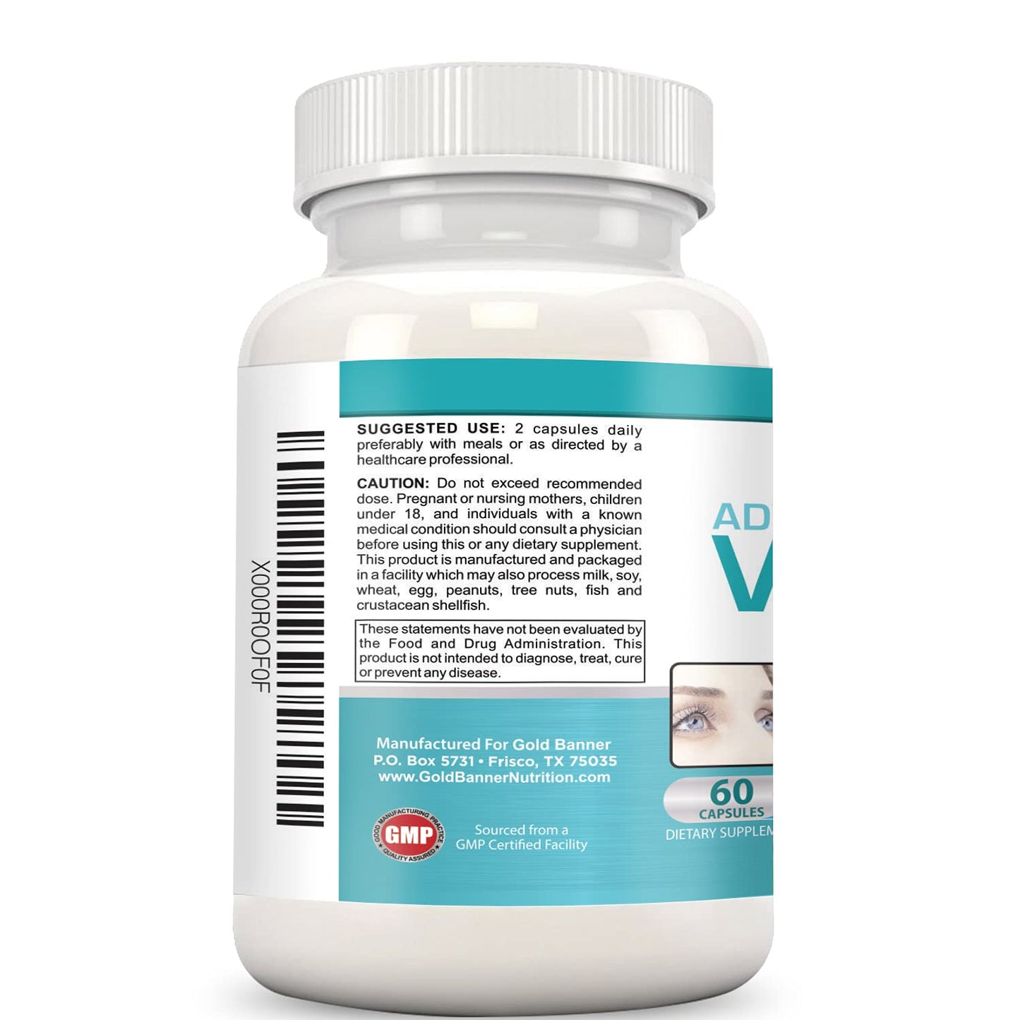 Gold Banner Lutein Eye & Vision Complex Capsule 60 Count