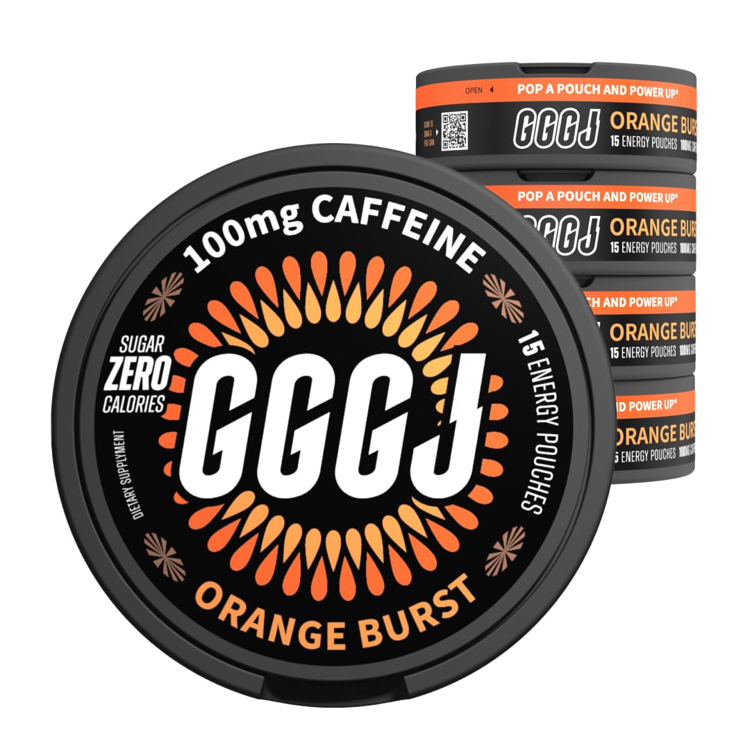 GGGJ Plant-Based Nootropic Pouches Chewable 75 Count