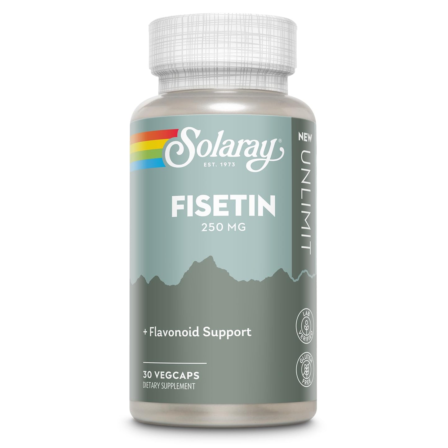 Solaray Fisetin 250 mg Capsule, 30 VegCaps