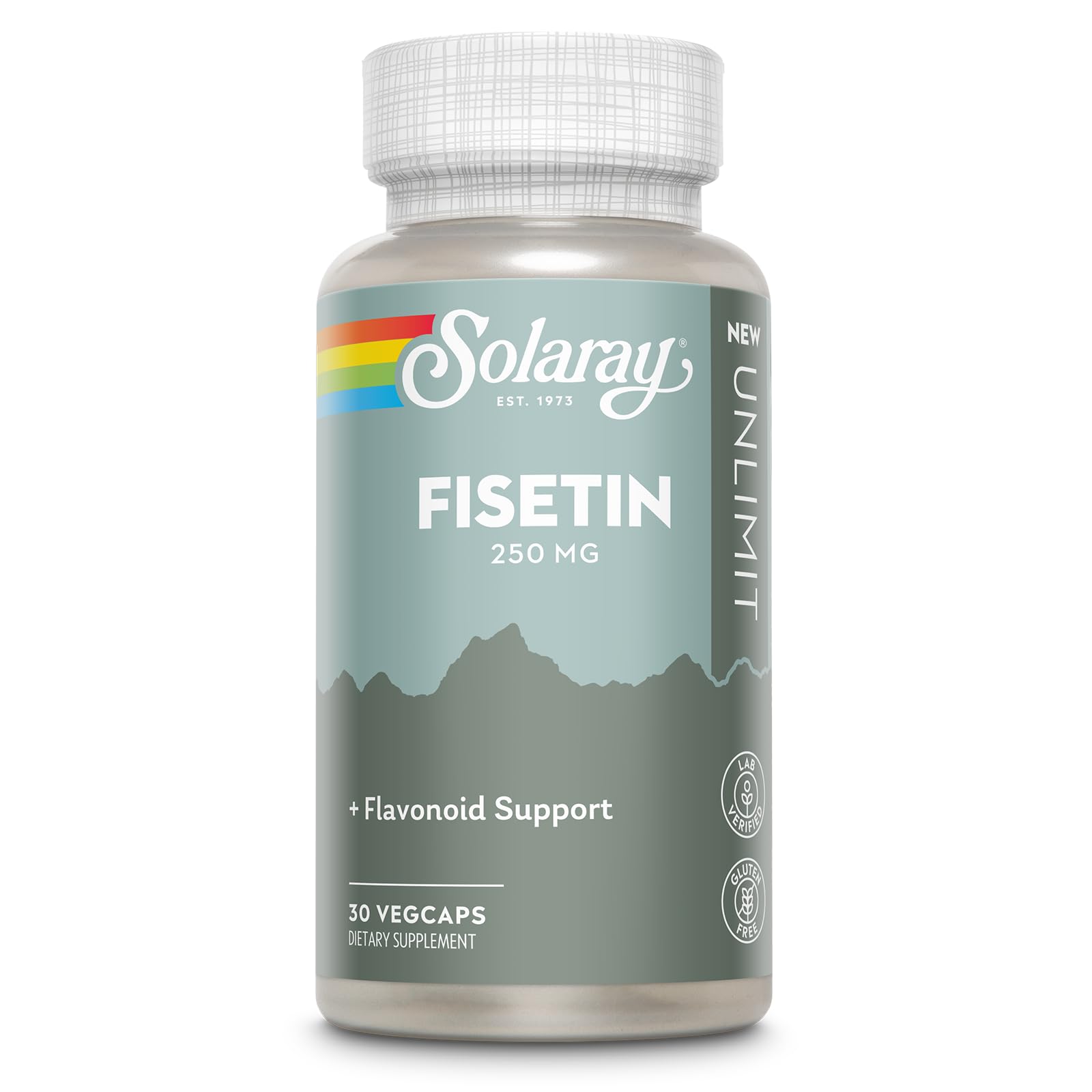 Solaray Fisetin 250 mg Capsule, 30 VegCaps