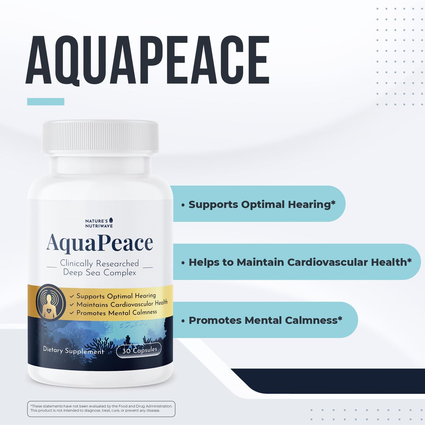 Nature’s NutriWave AquaPeace Capsules 30 Count