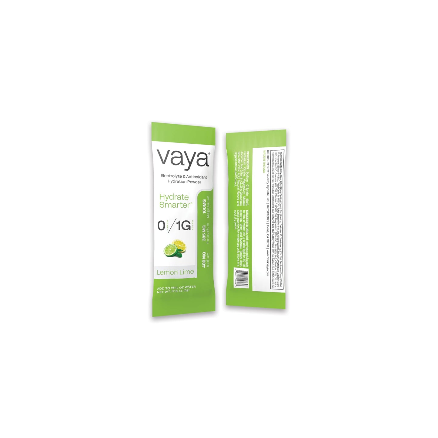 Vaya Sugar Free Electrolyte Powder Packets, 4.23 oz