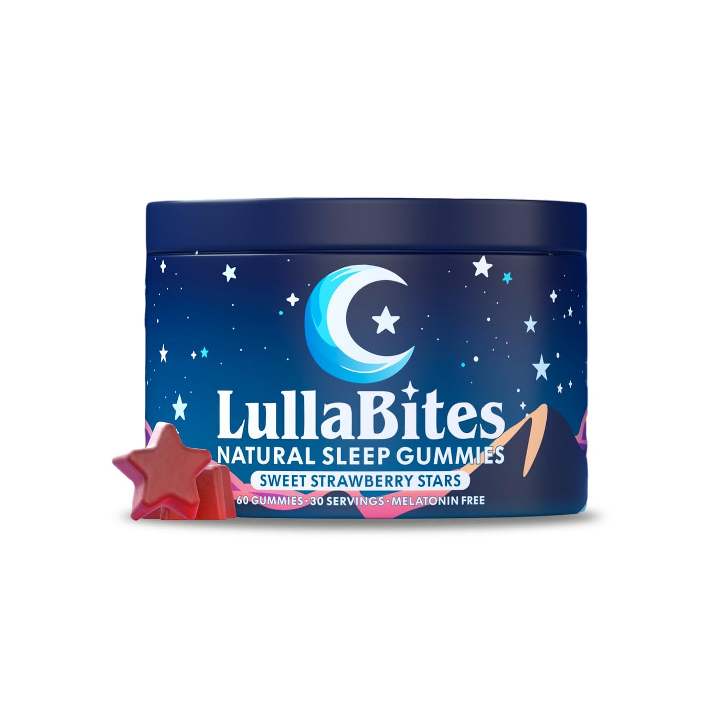 LullaBites Natural Sleep 60 Gummies