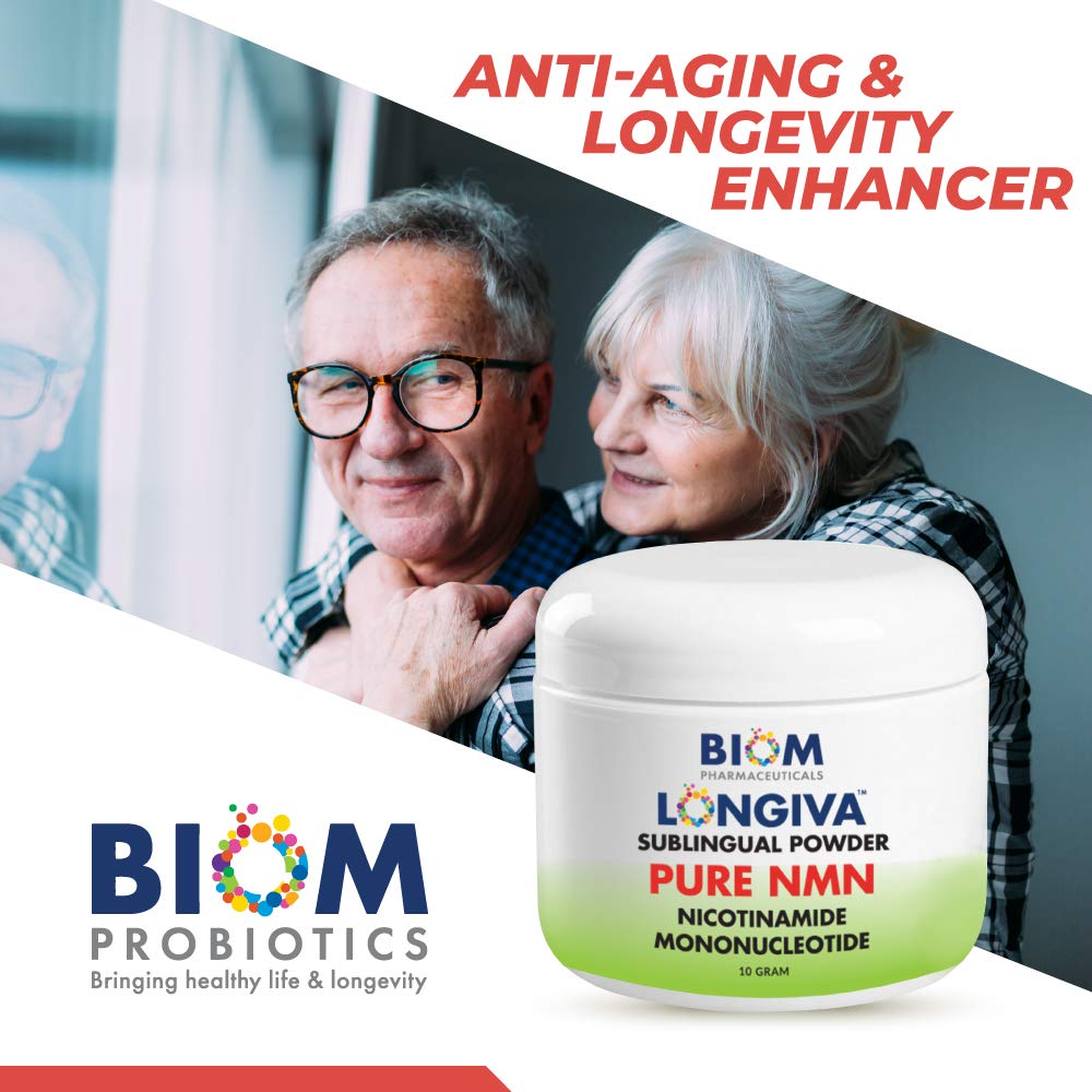 Biom Probiotics NMN Sublingual Powder, 0.35 oz