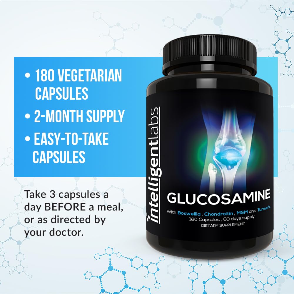 Intelligent Labs Glucosamine Chondroitin MSM Capsule 180 Count