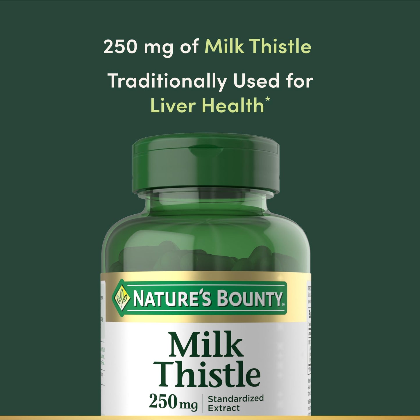 Nature's Bounty Milk Thistle Capsules, 200 Count