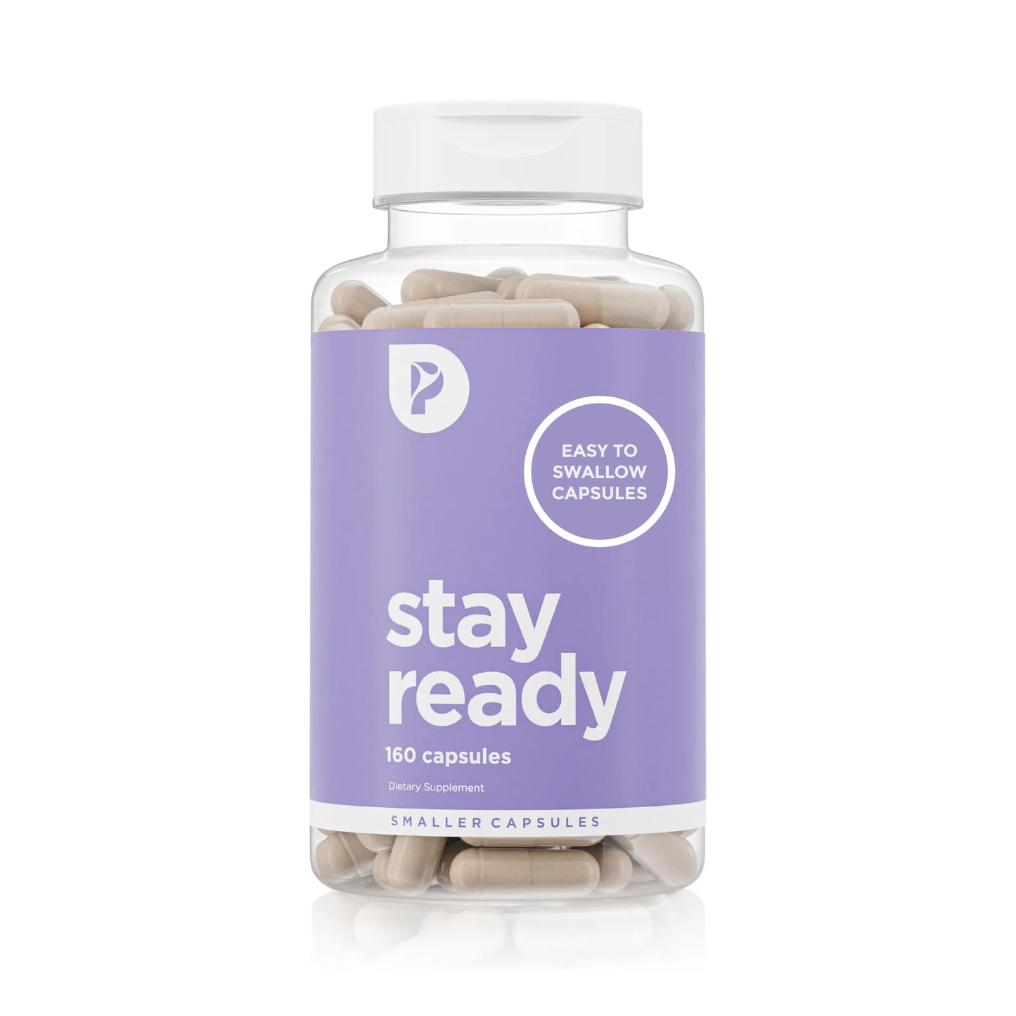 Pure for Men Stay Ready Fiber Supplement, Vegan Capsule, 160 Capsules