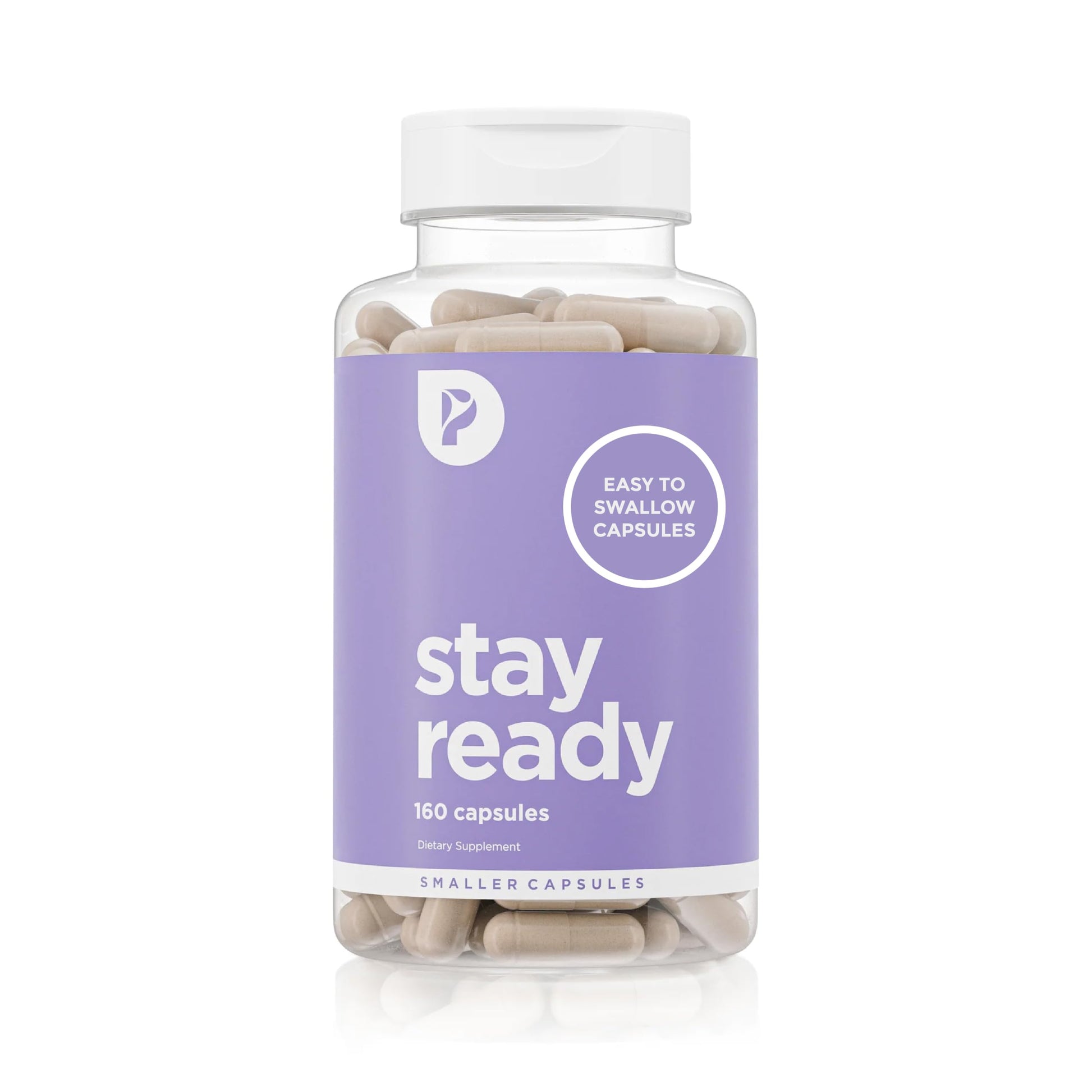 Pure for Men Stay Ready Fiber Supplement, Vegan Capsule, 160 Capsules