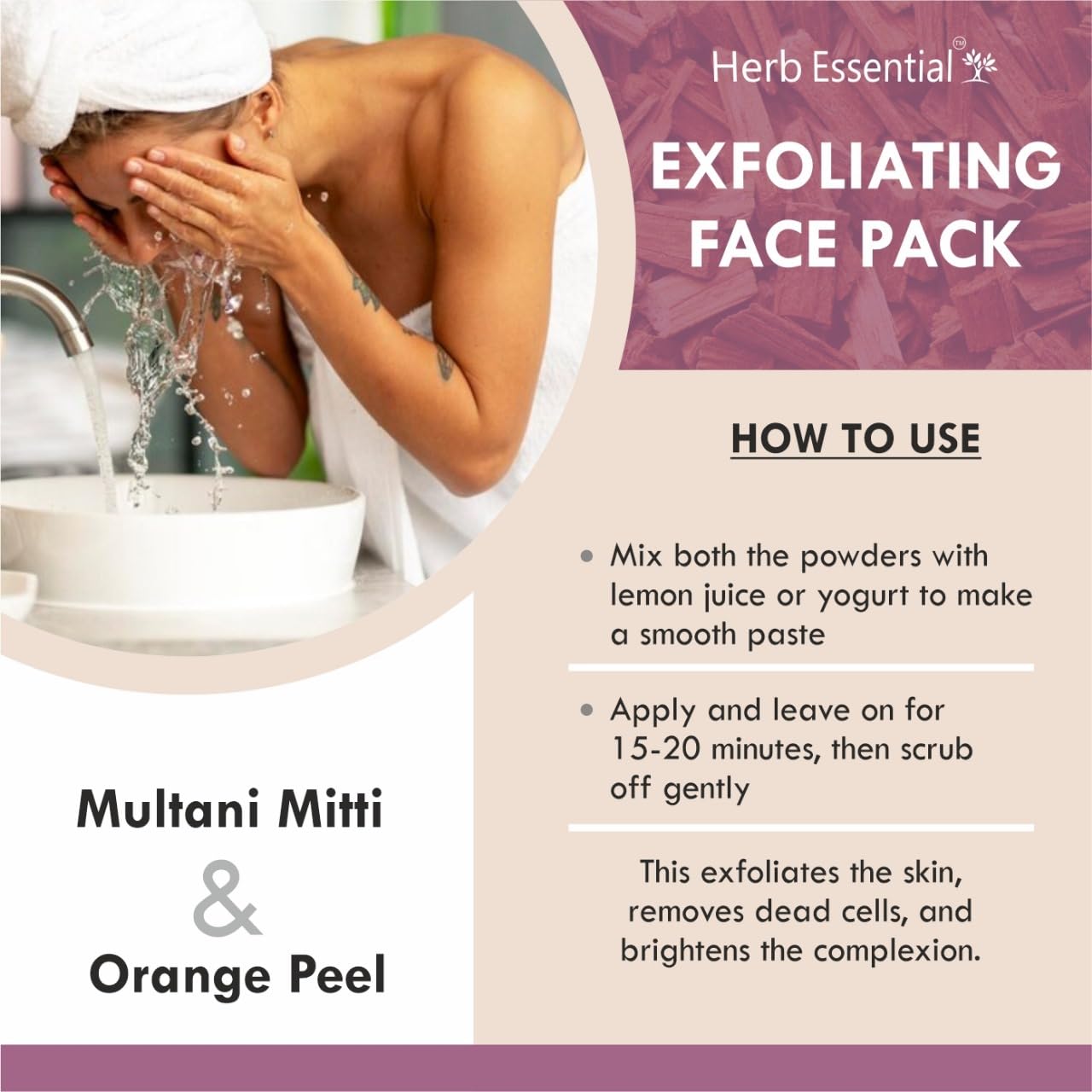 Herb Essential Face Pack Combo Powder 4.32