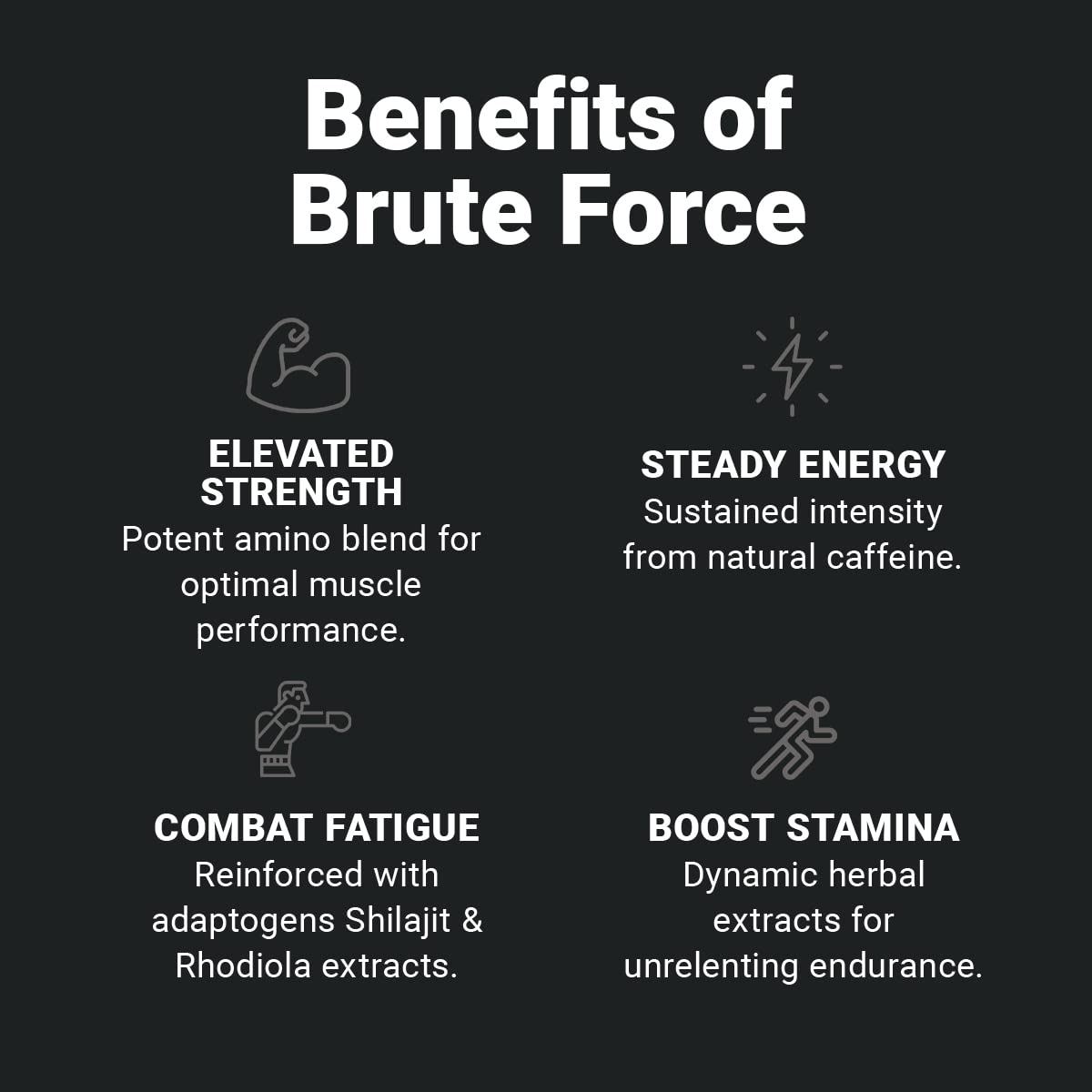 Wilderness Athlete Brute Force Pre-Workout Powder 14.8 Ounce