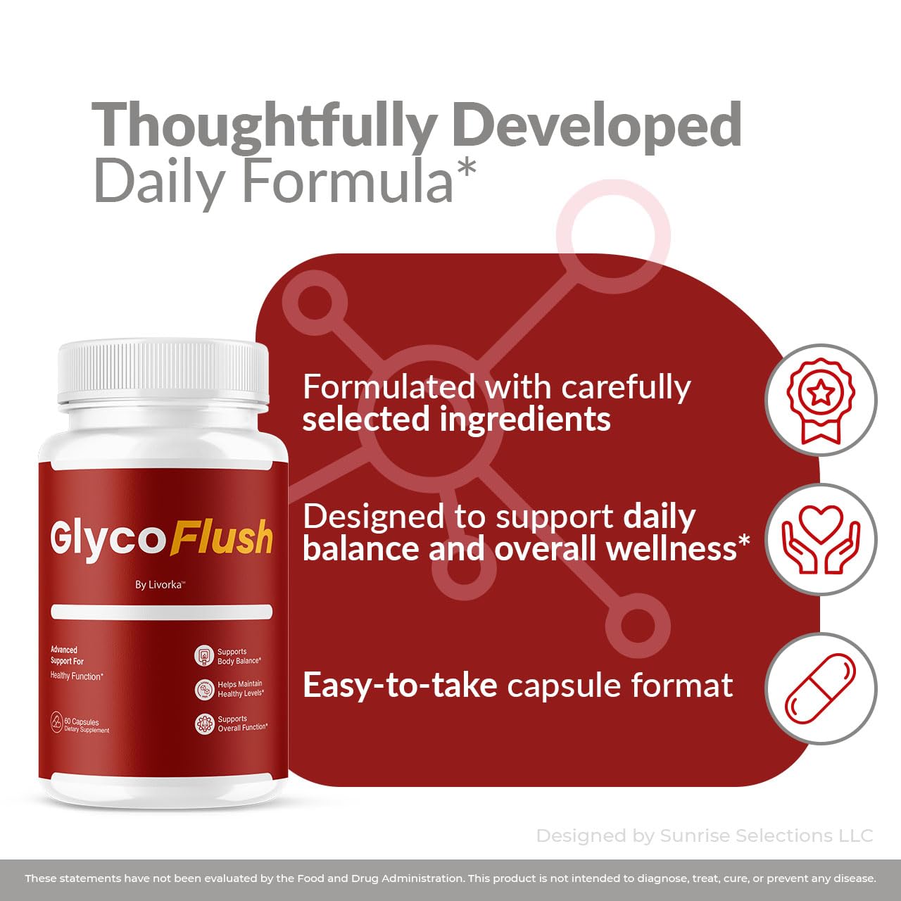 LIVORKA GlycoFlush Capsules 60 Count