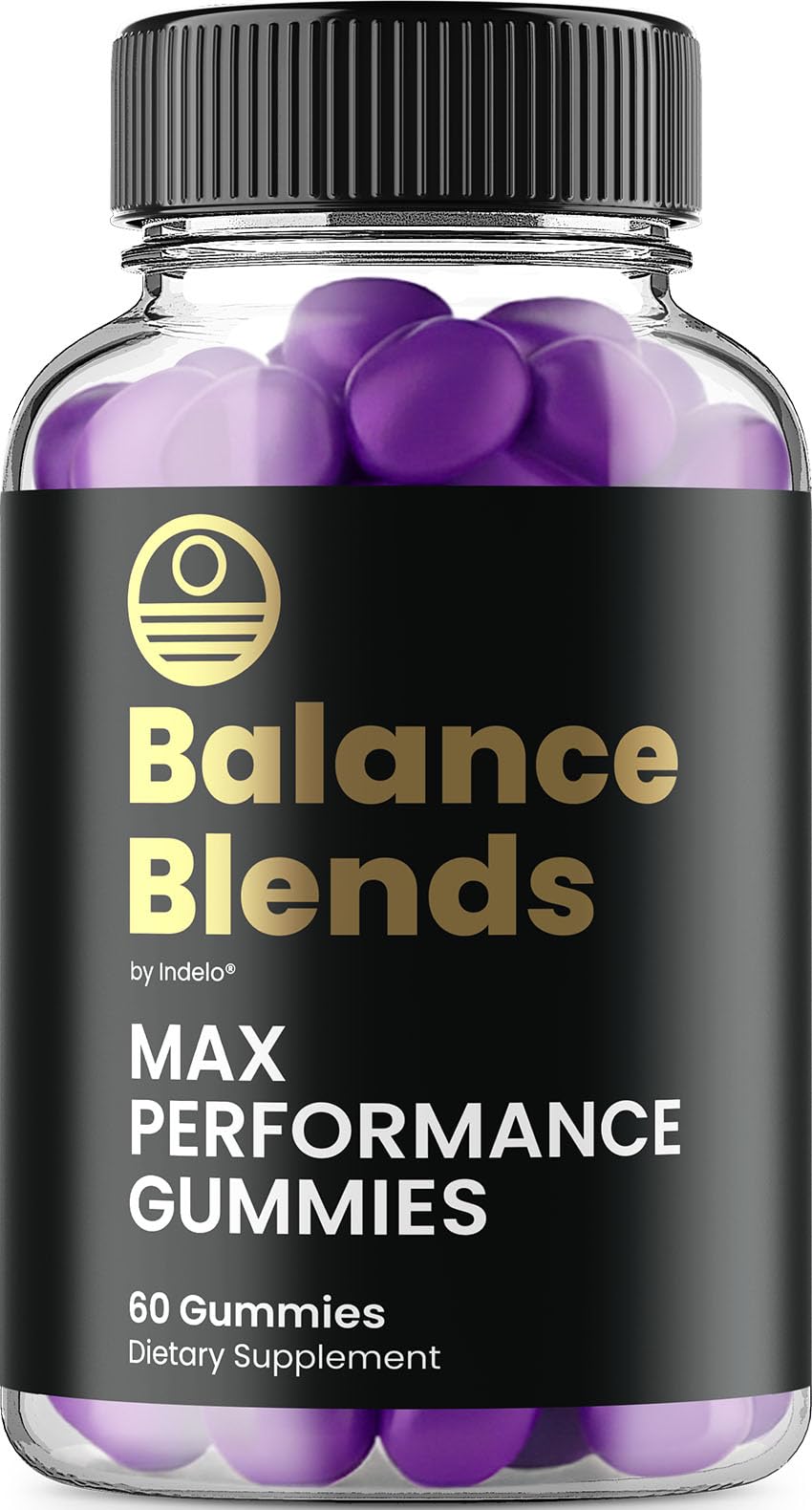 Indelo Balance Blends Advanced Formula Supplement for Daily Health Support Gummies, 60 Count