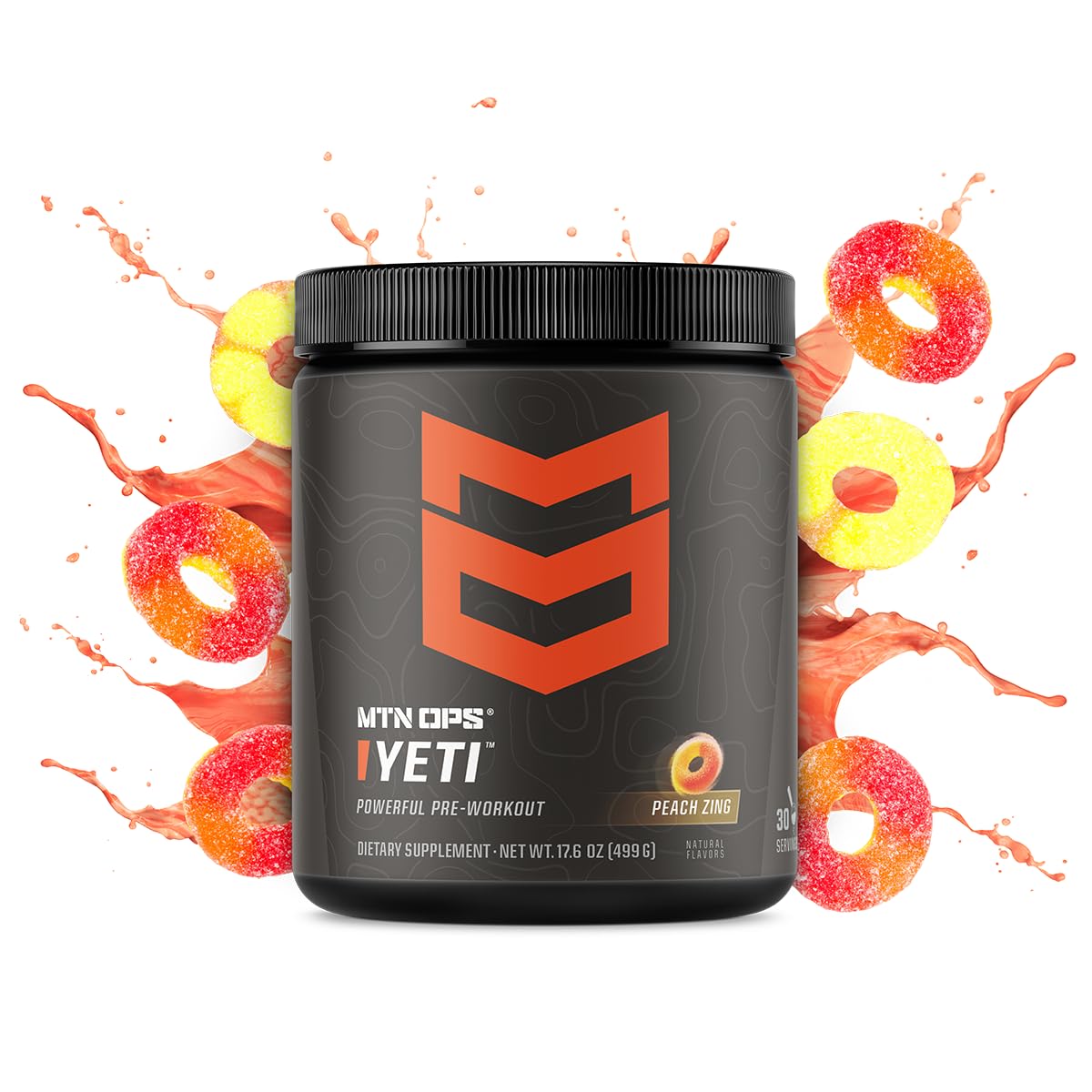 MTN OPS Yeti Peach Zing + Hydrate Mango Peach Bundle Powder 23.6