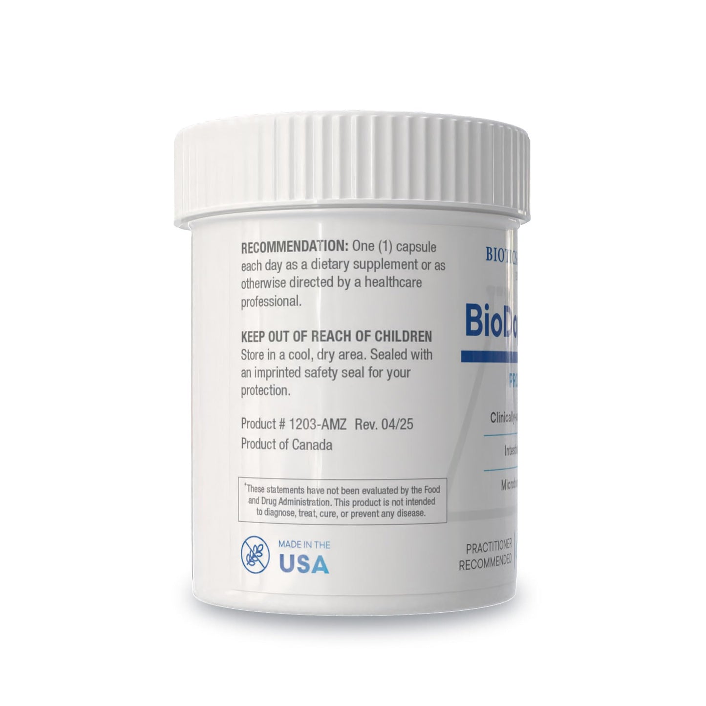 Biotics Research BioDoph-3 GI Targeted Intensive GI Probiotic Capsules 30 Capsules